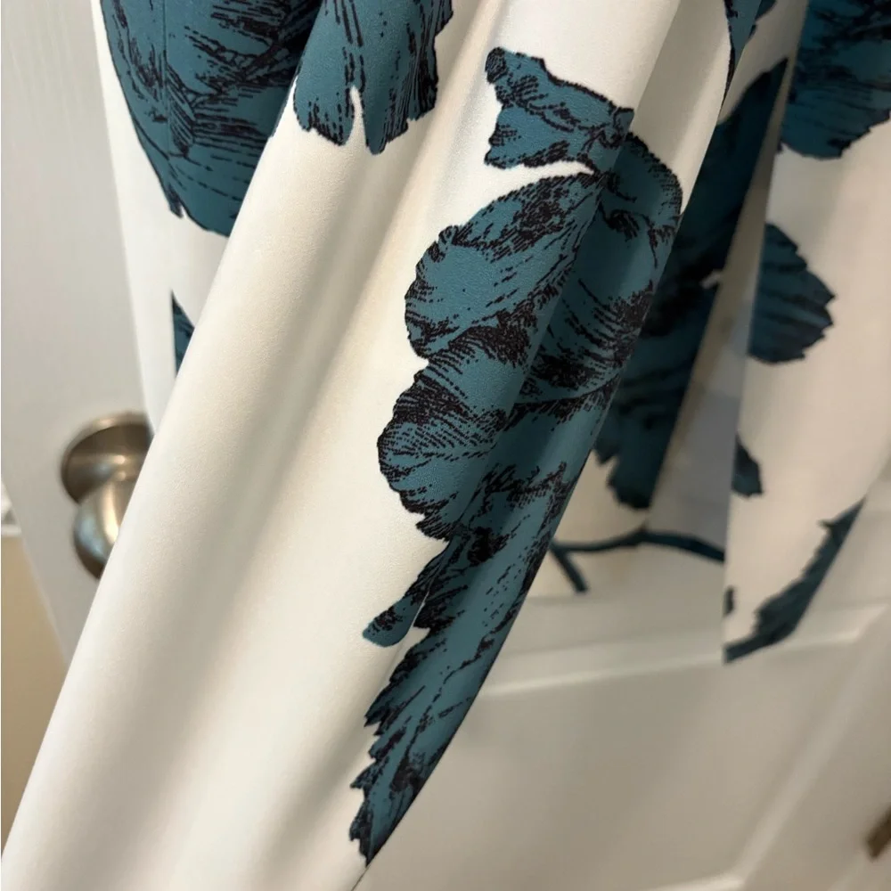 C/MEO Collective deep Green  and Cream Floral Maxi Dress - Picture 8 of 10